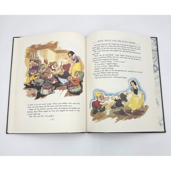 Complete Story Of Walt Disneys Snow White and The Seven Dwarfs HC 1987 1st Ed - Picture 10 of 14